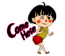 Stupid but Lovely Girl Sticker sticker #14805255