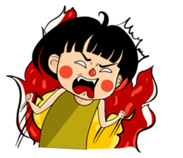 Stupid but Lovely Girl Sticker sticker #14805256