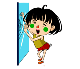 Stupid but Lovely Girl Sticker sticker #14805257