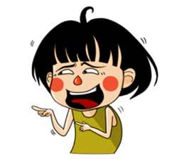 Stupid but Lovely Girl Sticker sticker #14805258