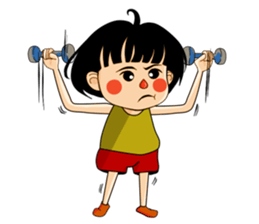 Stupid but Lovely Girl Sticker sticker #14805259