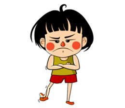 Stupid but Lovely Girl Sticker sticker #14805261