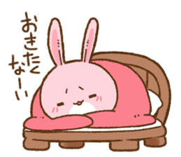 love rabbit very cute 2 sticker #14805499