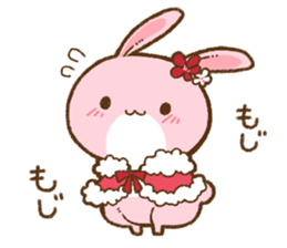 love rabbit very cute 2 sticker #14805503