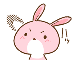 love rabbit very cute 2 sticker #14805506