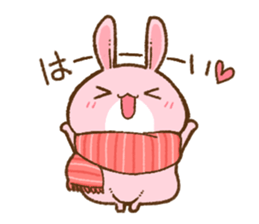love rabbit very cute 2 sticker #14805512