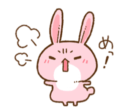 love rabbit very cute 2 sticker #14805516