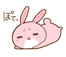love rabbit very cute 2 sticker #14805523