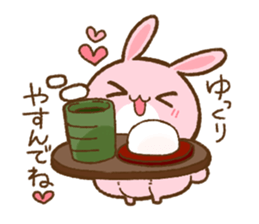 love rabbit very cute 2 sticker #14805527