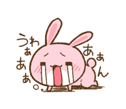 love rabbit very cute 2 sticker #14805532