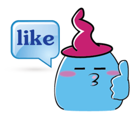 Blue Pepper Sticker sticker #14805650