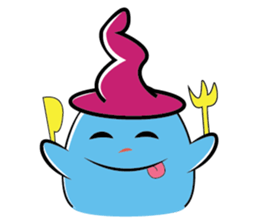 Blue Pepper Sticker sticker #14805665