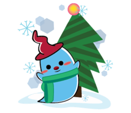 Blue Pepper Sticker sticker #14805666