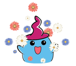 Blue Pepper Sticker sticker #14805669