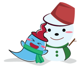 Blue Pepper Sticker sticker #14805670