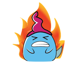 Blue Pepper Sticker sticker #14805676