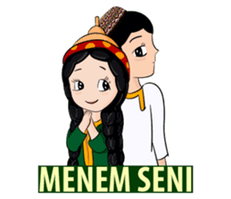 Leyli and Mejnun love story sticker #14805830