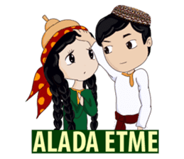 Leyli and Mejnun love story sticker #14805834