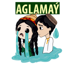 Leyli and Mejnun love story sticker #14805837