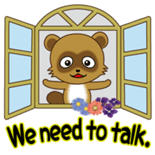 Active boy who wants to be reconciled sticker #14806253