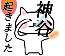 My name is Kamiya sticker #14806422