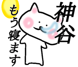 My name is Kamiya sticker #14806429