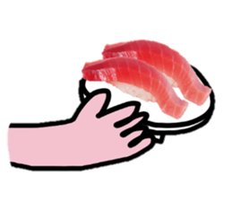 Provoking bear and rabbit sticker #14807532