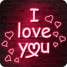 Art neon message sticker #14807629