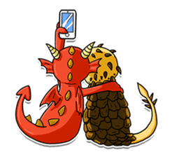 Tiny Drakes Stickers sticker #14808787