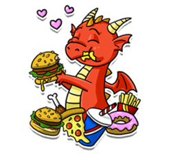 Tiny Drakes Stickers sticker #14808794