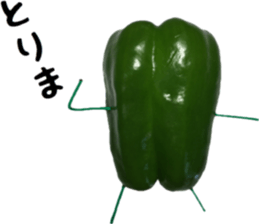 Green peppers talk(Youth words) sticker #14808940