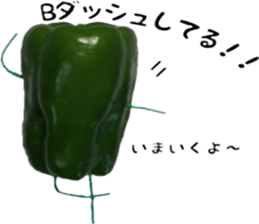 Green peppers talk(Youth words) sticker #14808944
