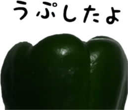 Green peppers talk(Youth words) sticker #14808948