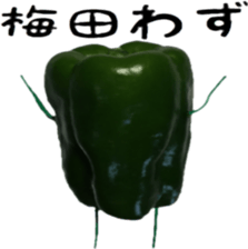 Green peppers talk(Youth words) sticker #14808954