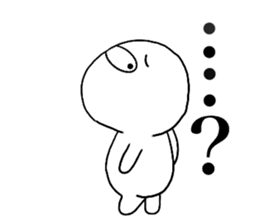 Large Font lnvisible Man Mr.4 use set sticker #14809054