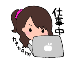 ayugirl sticker #14809310