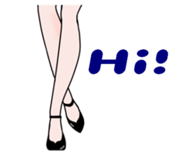 Talking legs 3 sticker #14809502