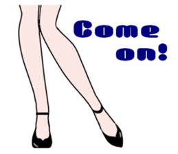 Talking legs 3 sticker #14809504