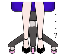 Talking legs 3 sticker #14809510