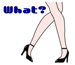 Talking legs 3 sticker #14809525