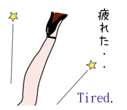 Talking legs 3 sticker #14809536