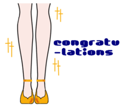 Talking legs 3 sticker #14809539