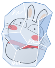 Cute Rabbit Everyday 9th sticker #14809590