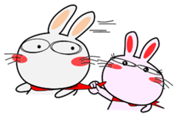 Cute Rabbit Everyday 9th sticker #14809592