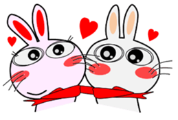 Cute Rabbit Everyday 9th sticker #14809594