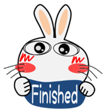 Cute Rabbit Everyday 9th sticker #14809599