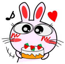 Cute Rabbit Everyday 9th sticker #14809601