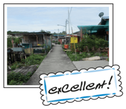 Fishing village series1 sticker #14810190