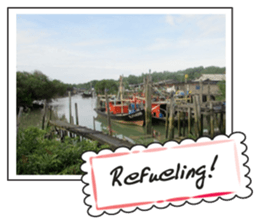 Fishing village series1 sticker #14810194