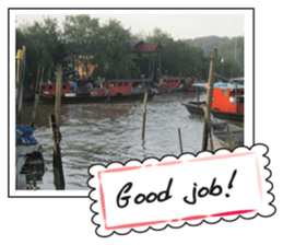 Fishing village series1 sticker #14810204